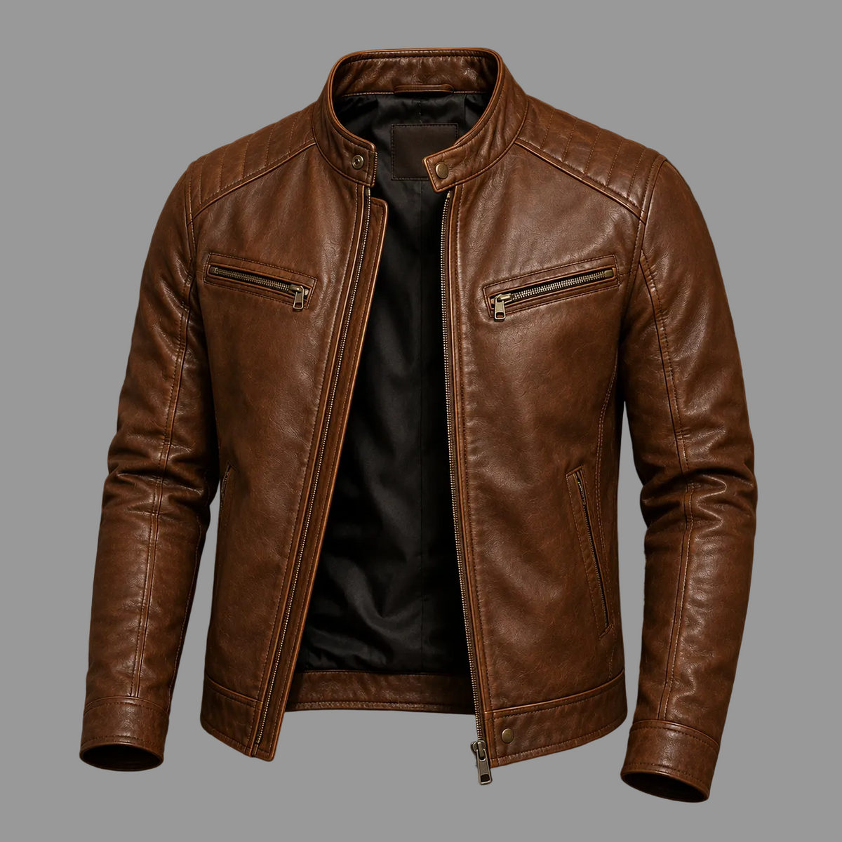 Men's leather jacket